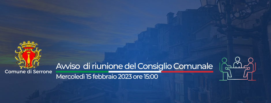 Consiglio Comunale 15 febbraio 2023