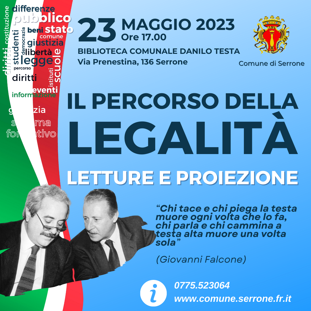 IL PERCORSO DELLA
LEGALITÀ