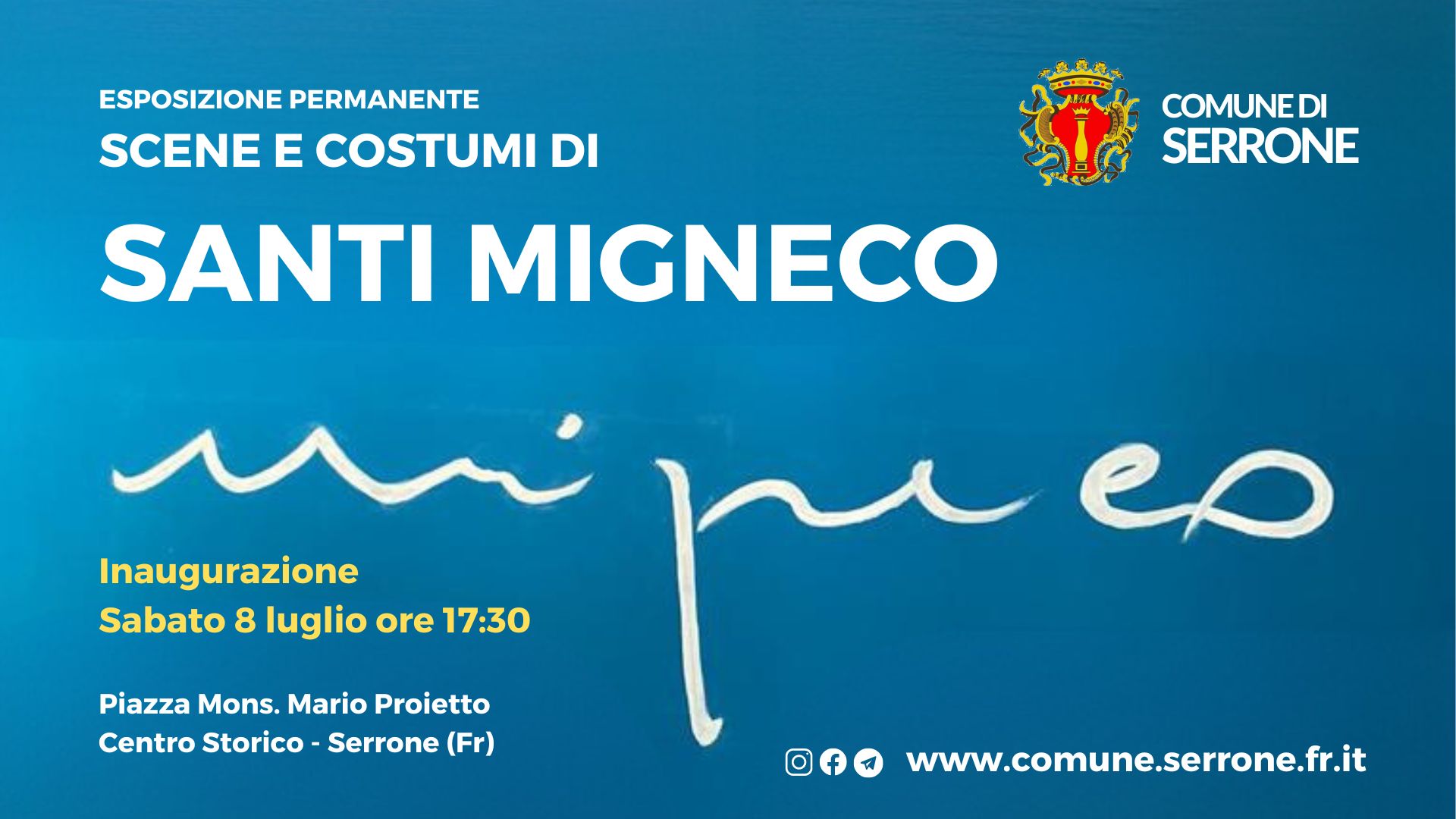 Esposizione permanente Scene e Costumi di Santi Migneco - Inaugurazione 8 luglio ore 17:30