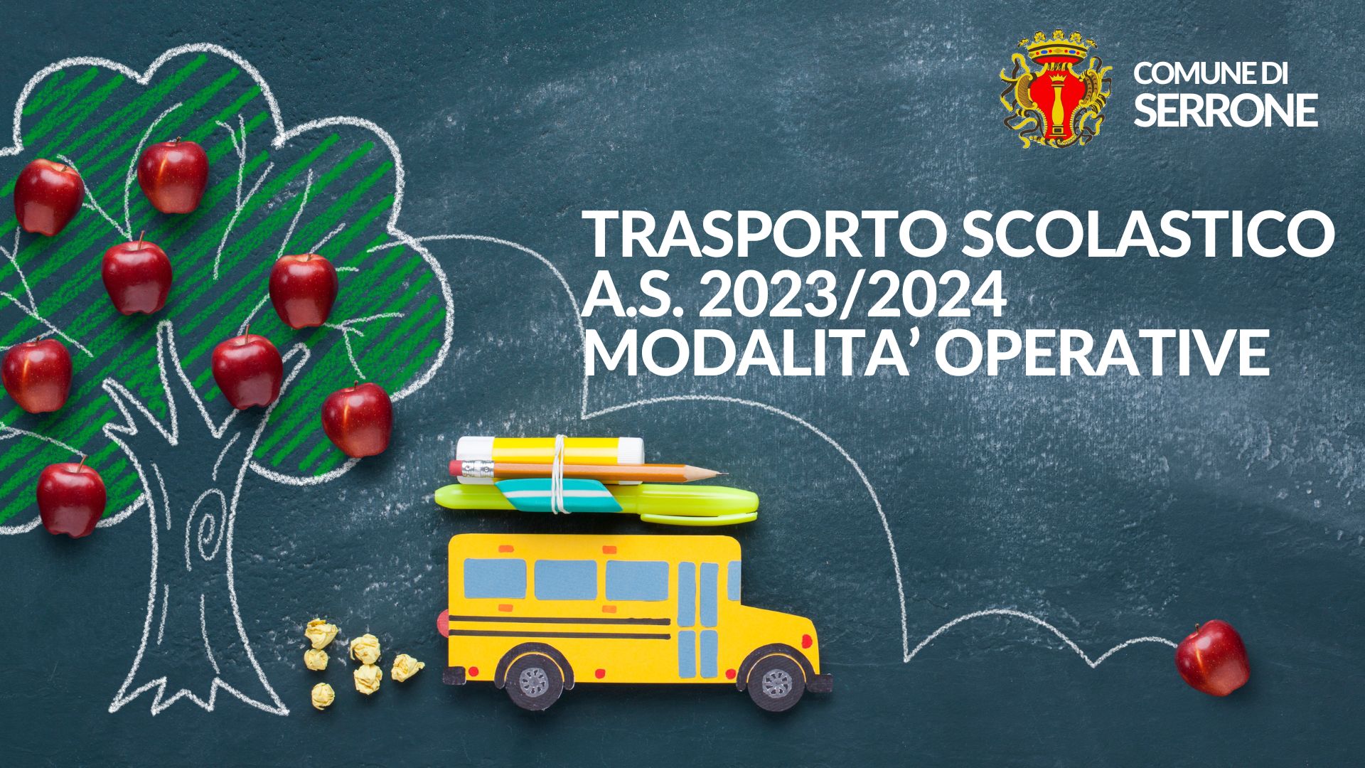 AVVISO TRASPORTO SCOLASTICO A.S. 2023/2024 MODALITA’ OPERATIVE