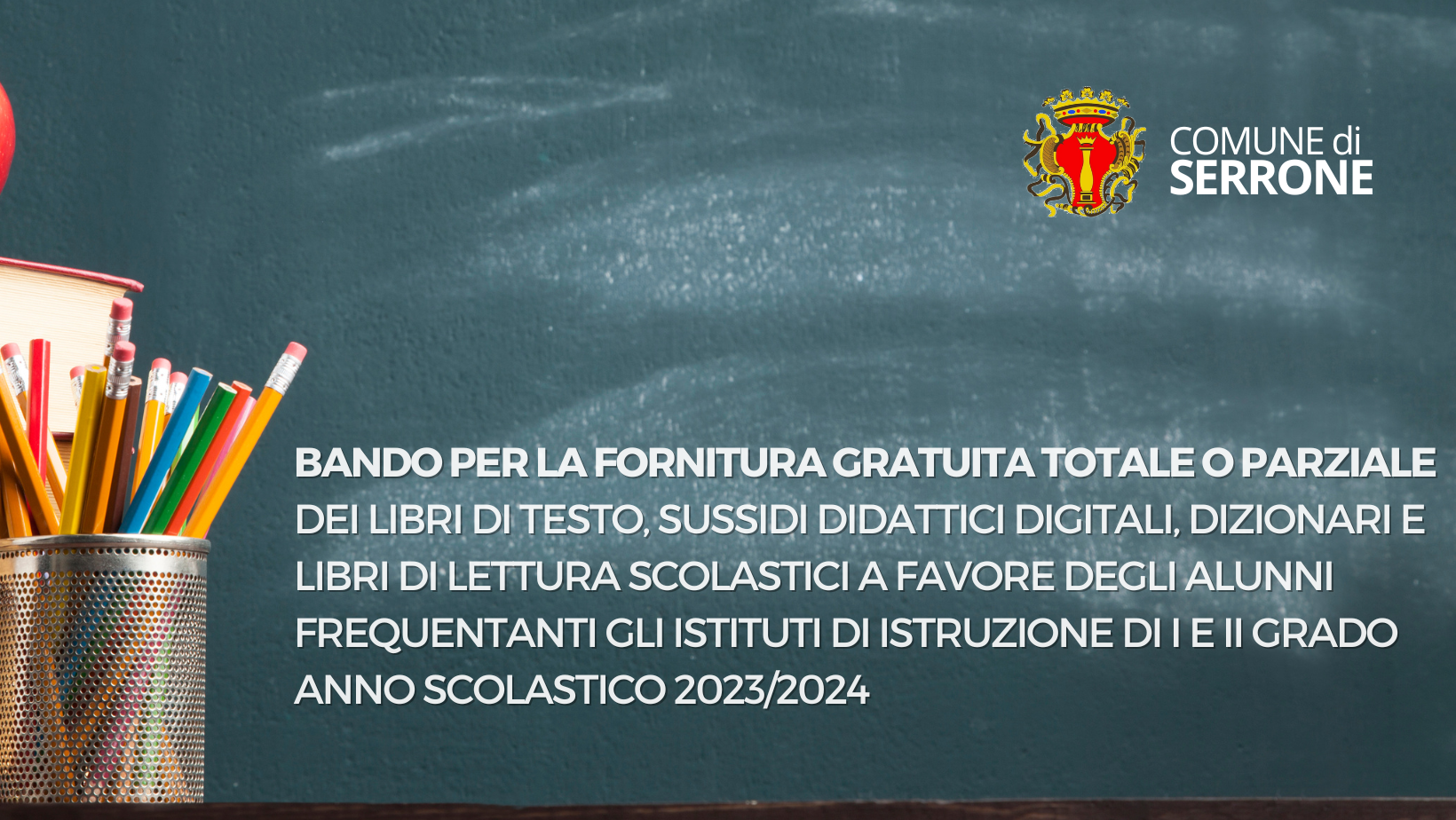 Contributo per la fornitura gratuita o parziale dei libri di testo e sussidi digitali